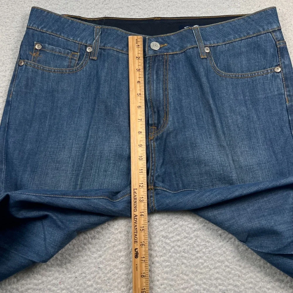Seven7 Jeans Men's‎ 38x34 Premium Straight Relaxed Baggy Embroidered Wide Boot